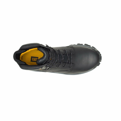 Caterpillar Invader Hi Steel Toe Work Boot Men Black