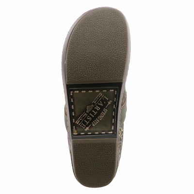 Spring Step L'Artiste Women's Elkayjay Leather Loafer Olive Multi EU 41 / US 9.5-10