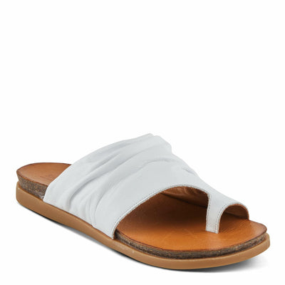 Spring Step Women's Bates Sandal, White, 9.5-10