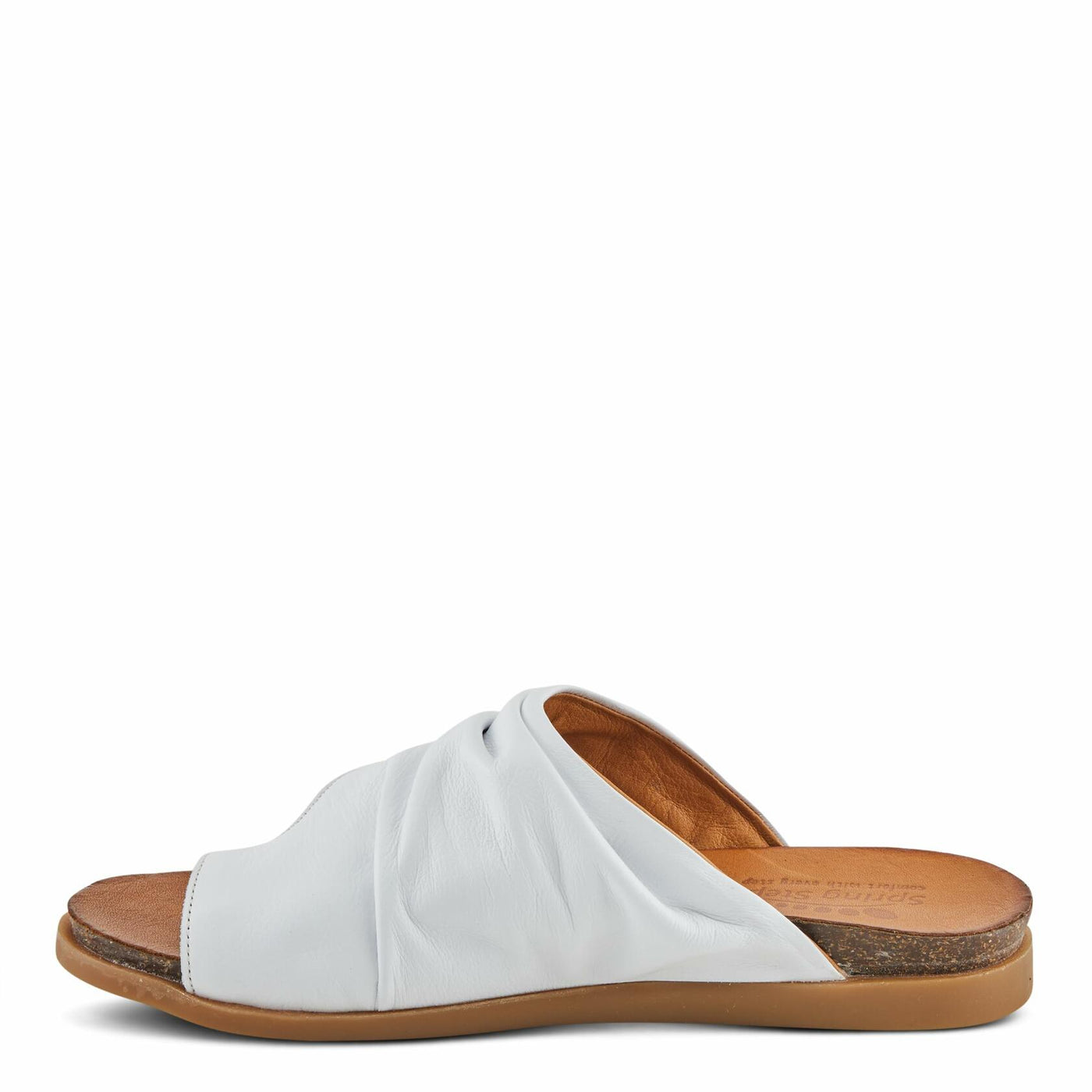 Spring Step Women's Bates Sandal, White, 9.5-10