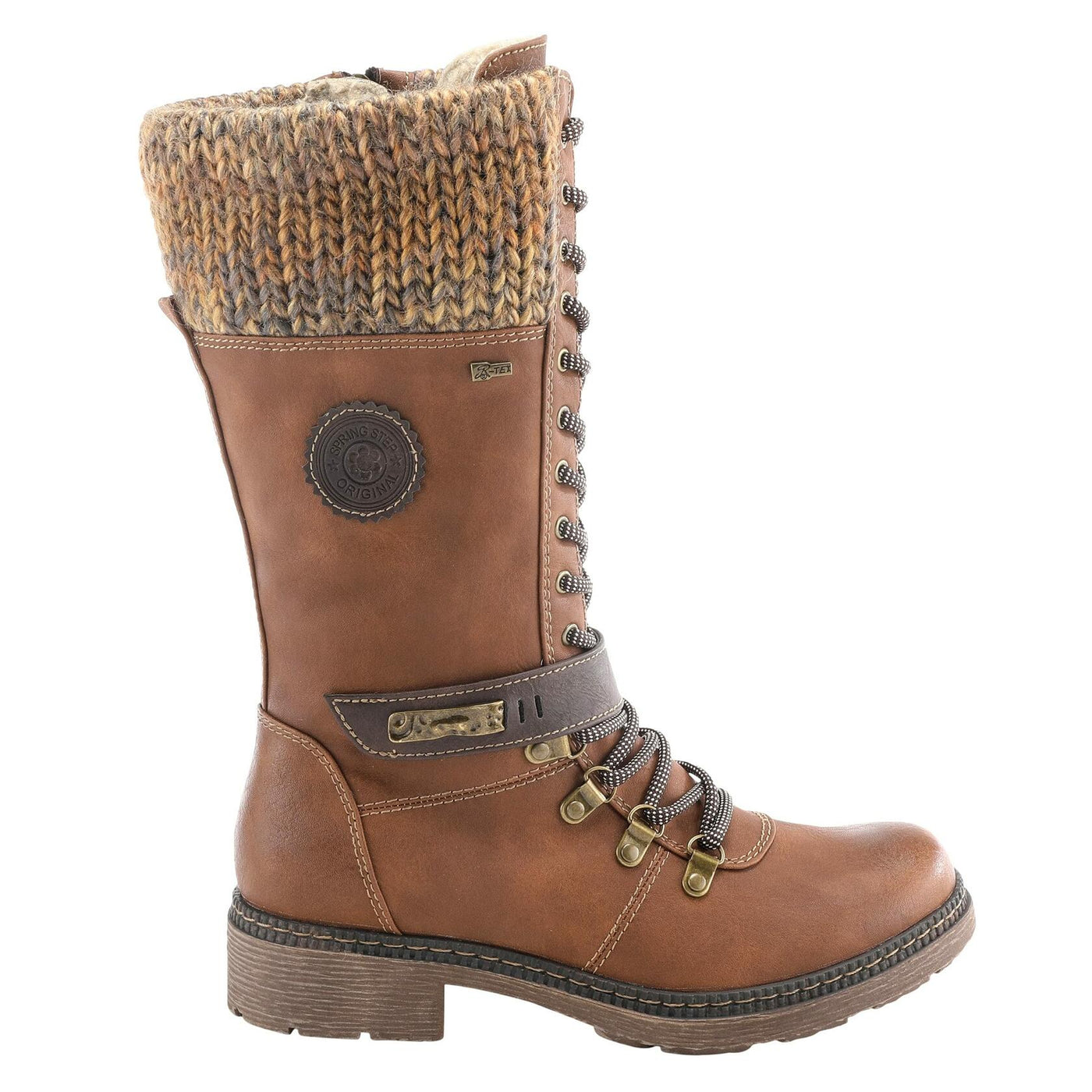 Spring Step Women's Ababi Sneaker, Brown, 7.5-8