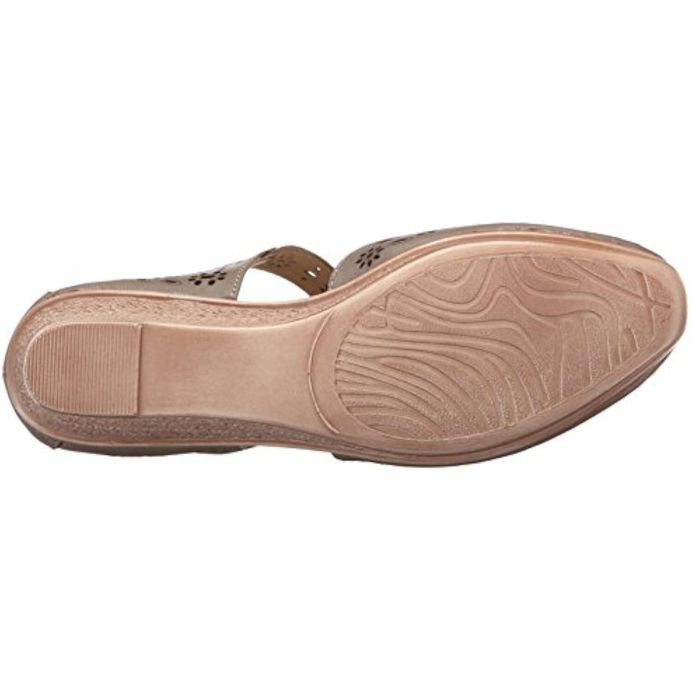 Spring Step Women's Nougat Wedge Sandal, Gray, 35 EU/5 M US