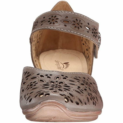 Spring Step Women's Nougat Wedge Sandal, Gray, 35 EU/5 M US