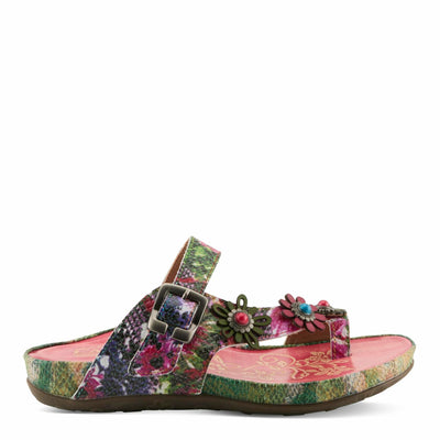L'Artiste by Spring Step Women's Kindness Sandal, Pink Multi, 9.5-10