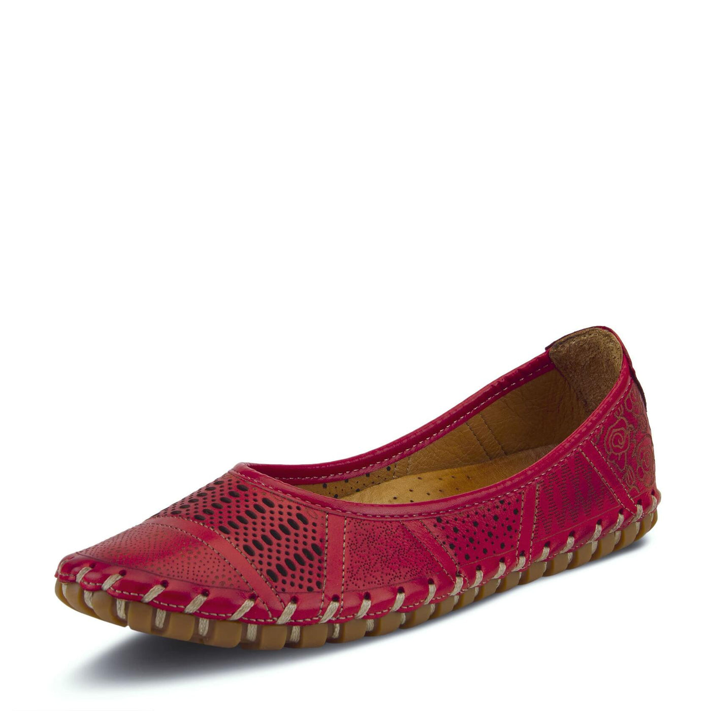 Spring Step Women's Kenyetta Slip-On Shoe Dark Red EU 37/6.5-7