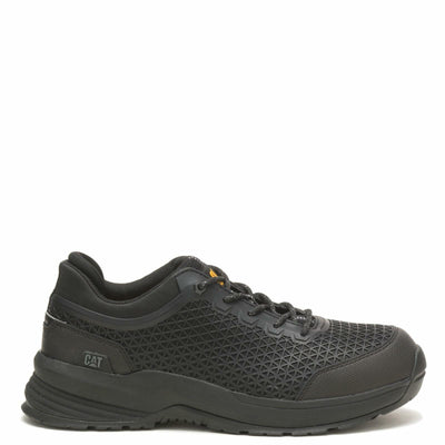 CAT Footwear Men's Streamline 2.0 Composite Toe Work Shoe, Black/Black, 10