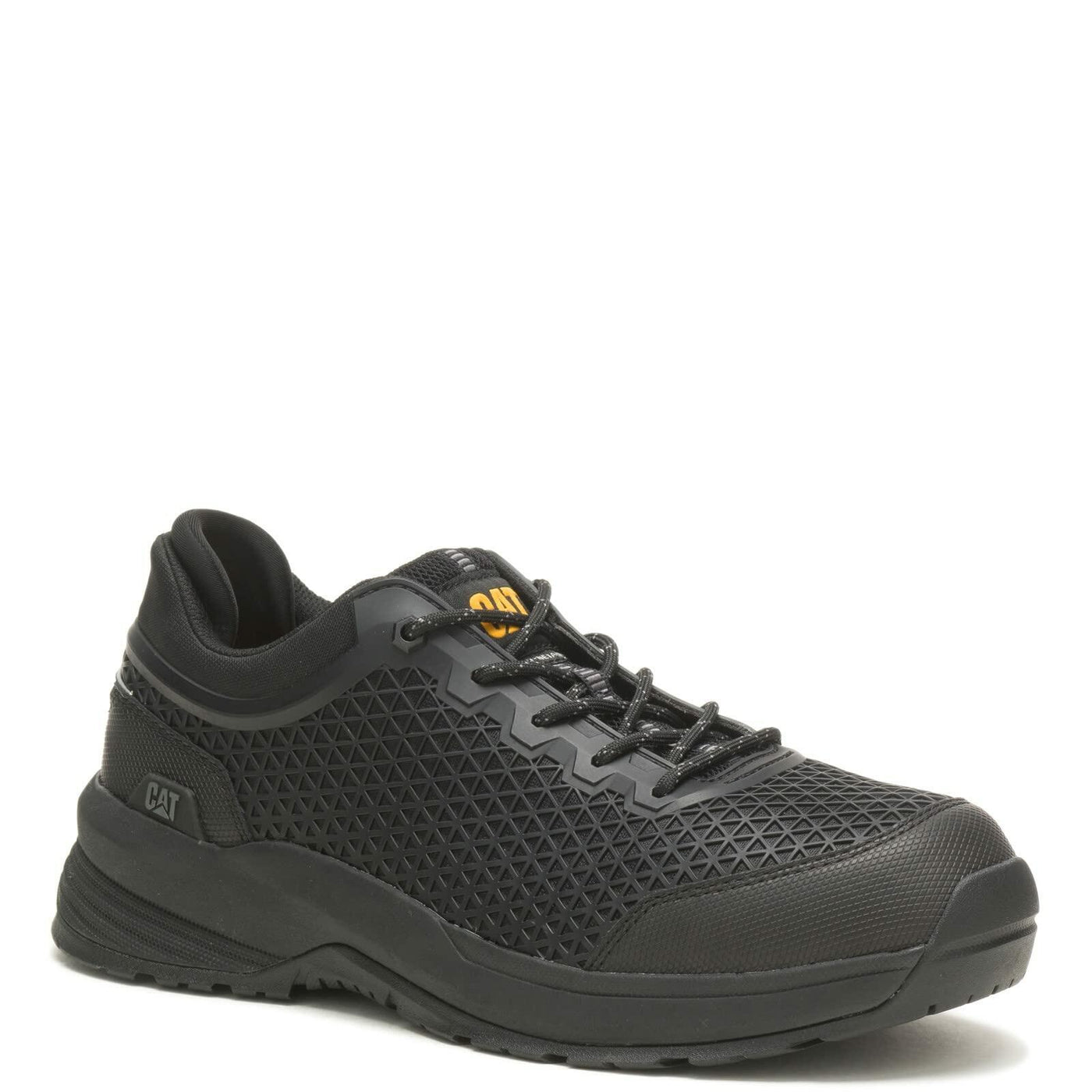 CAT Footwear Men's Streamline 2.0 Composite Toe Work Shoe, Black/Black, 10