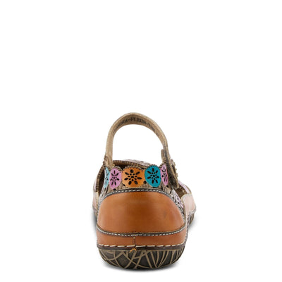 Spring Step L'Artiste Women's Kysandra-Fleur Mary-Jane Shoe Tan Multi EU 40 / US 9