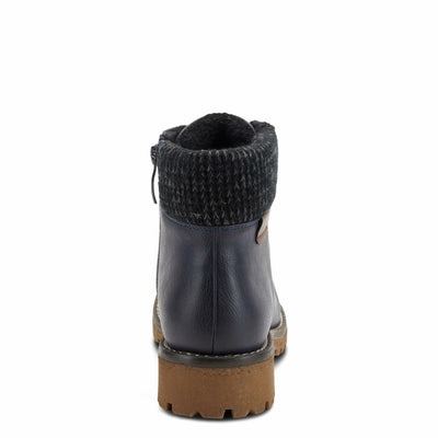 PATRIZIA Spring Step Clarris Lace-Up Booties for Women - Ladies Boots with Cozy Faux Fur Lining - Tonal Stitching Ankle Boots for Womens - Bordeaux EU 40 / US 9