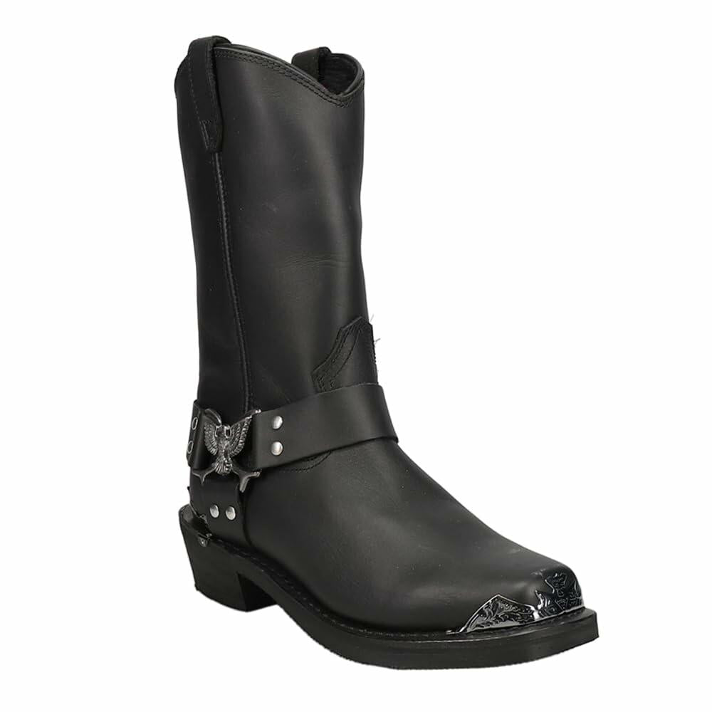 Dingo Men's Chopper Pull on Square Toe Motorcycle Boots