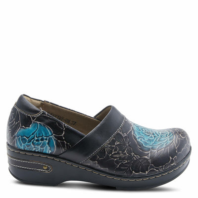 Spring Step L'Artiste Women's Elkayjay Leather Loafer Black Multi EU 42 / US 10.5-11