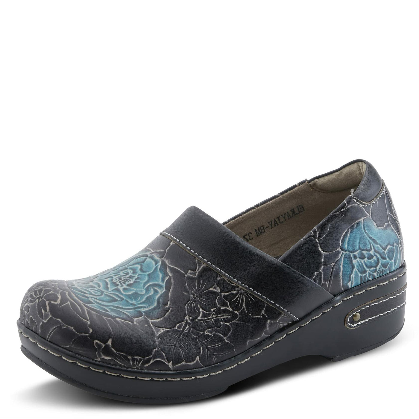 Spring Step L'Artiste Women's Elkayjay Leather Loafer Black Multi EU 42 / US 10.5-11