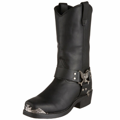 Dingo Men's Chopper Pull on Square Toe Motorcycle Boots