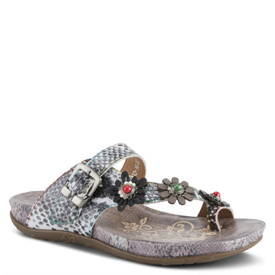 L'Artiste by Spring Step Women's Kindness Sandal, Grey Multi, 8.5