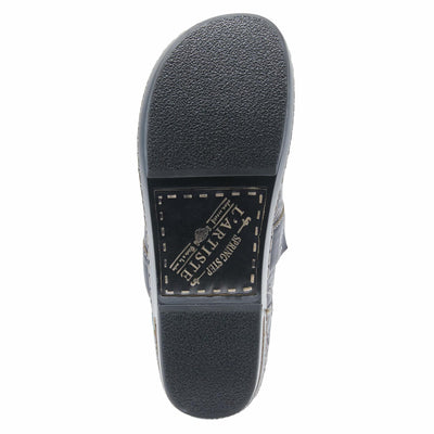 Spring Step L'Artiste Women's Elkayjay Leather Loafer Black Multi EU 42 / US 10.5-11