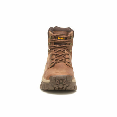 Cat Footwear Men's Invader Hi Steel Toe Construction Boot, MUSHROOM, 11 M