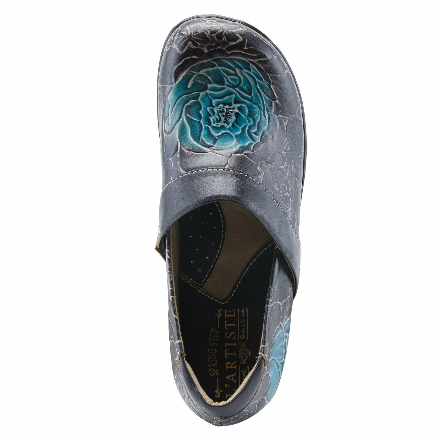 Spring Step L'Artiste Women's Elkayjay Leather Loafer Black Multi EU 42 / US 10.5-11