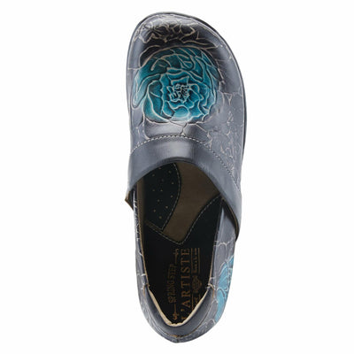 Spring Step L'Artiste Women's Elkayjay Leather Loafer Black Multi EU 42 / US 10.5-11