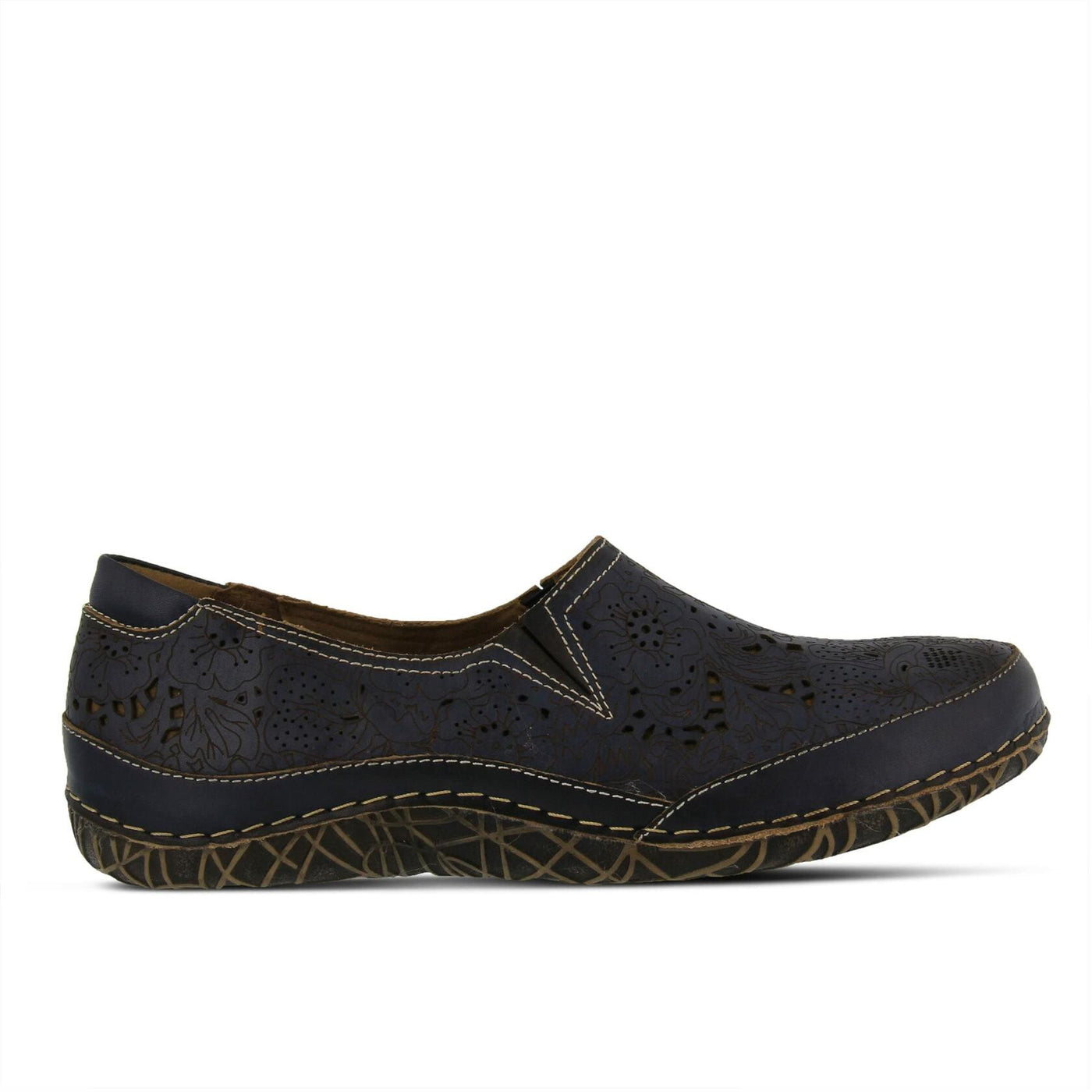 Spring Step L`Artiste Women's Libora Slip-On Shoe Navy EU 37 / US 6.5-7