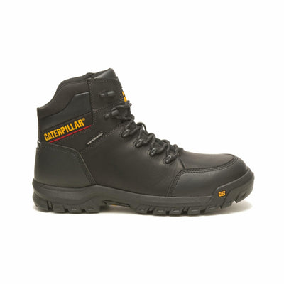 Cat Footwear Men's Resorption Composite Toe Waterproof Industrial Boot, Black, 10.5 Wide