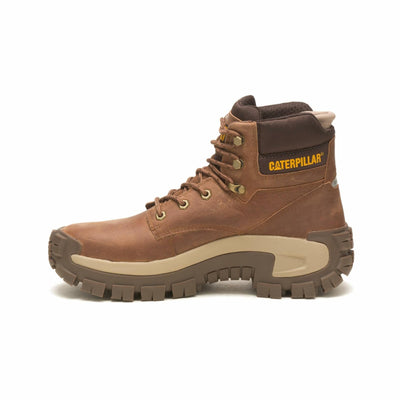 Cat Footwear Men's Invader Hi Steel Toe Construction Boot, MUSHROOM, 9 M