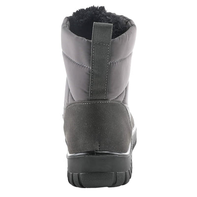 Flexus Spring Step Lakeeffect Boots for Women - Waterproof Ladies Boots with Front Zipper Closure - Women's Snow Boots for Winter - Grey Boots EU 42 / US 10.5-11