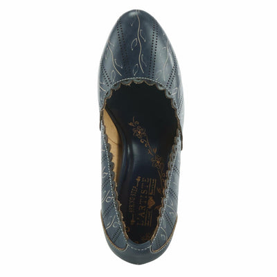 Spring Step L'Artiste Women's Zurisis Leather Heel Navy EU 36 / US 5.5-6