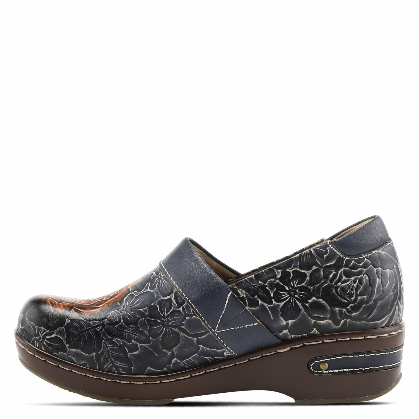 Spring Step L'Artiste Women's Elkayjay Clogs Navy Multi EU 40 / US 9