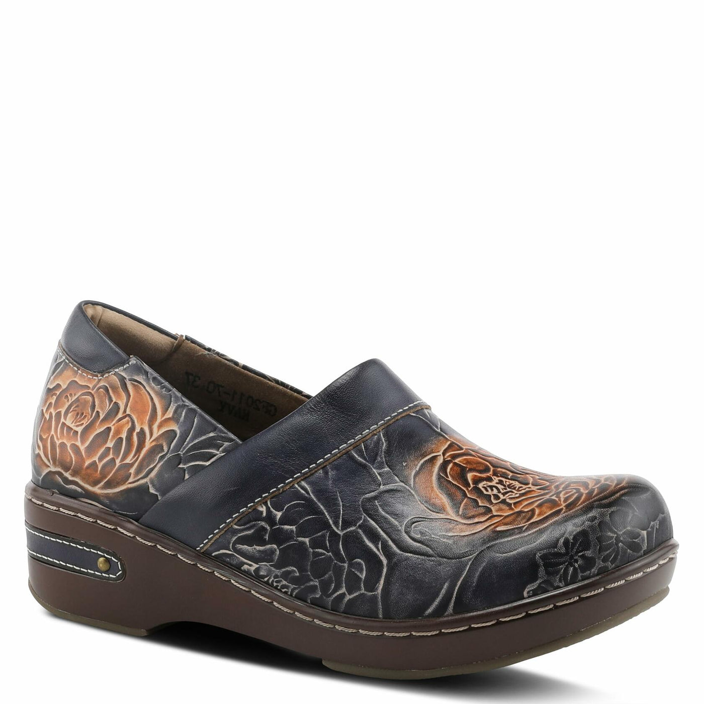 Spring Step L'Artiste Women's Elkayjay Clogs Navy Multi EU 40 / US 9