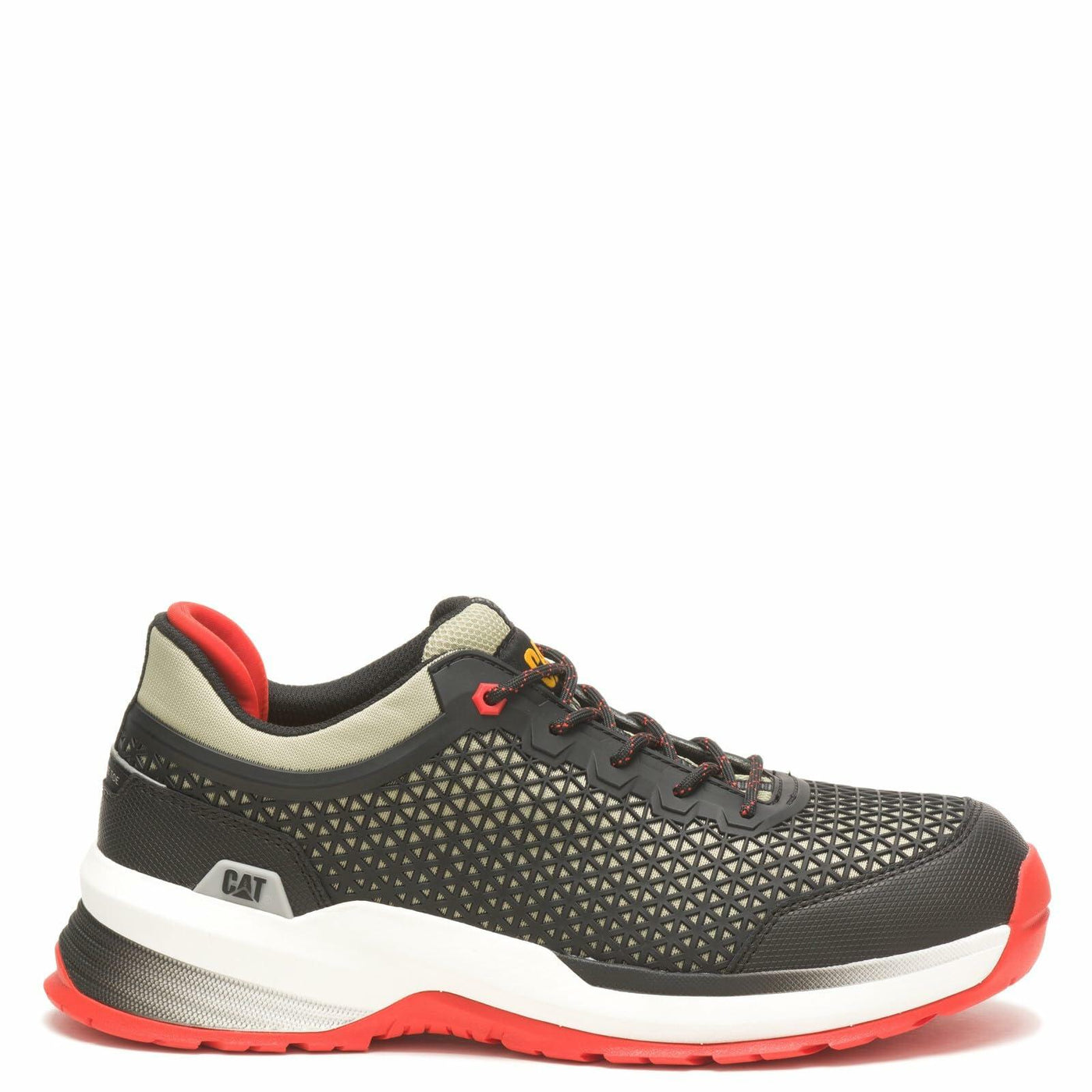 CAT Footwear Men's Streamline 2.0 Composite Toe Work Shoe, Moss Grey/Black, 10