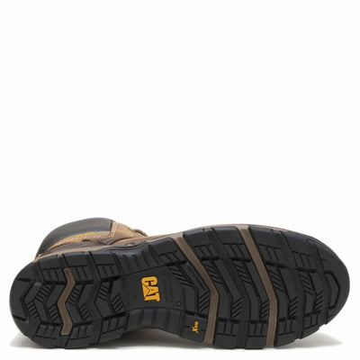 Caterpillar Excavator Superlite Waterproof Carbon Composite Toe Work Boot Men Dark Beige