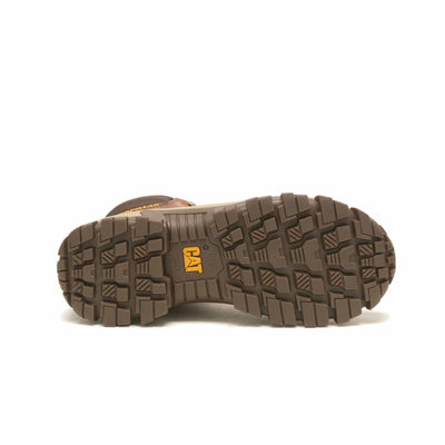 Cat Footwear Men's Invader Hi Steel Toe Construction Boot, MUSHROOM, 7.5 W
