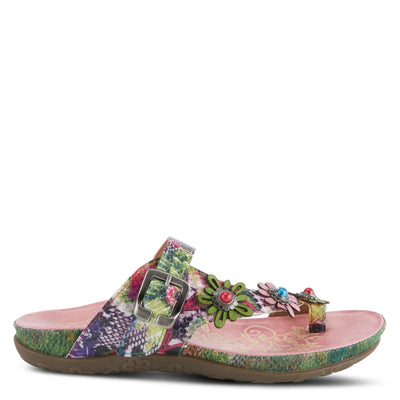 L'Artiste by Spring Step Women's Kindness Sandal, Pink Multi, 8.5