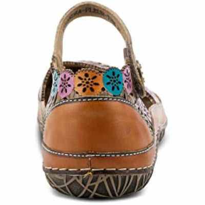 Spring Step L'Artiste Women's Kysandra-Fleur Mary-Jane Shoe Tan Multi EU 35 / US 5