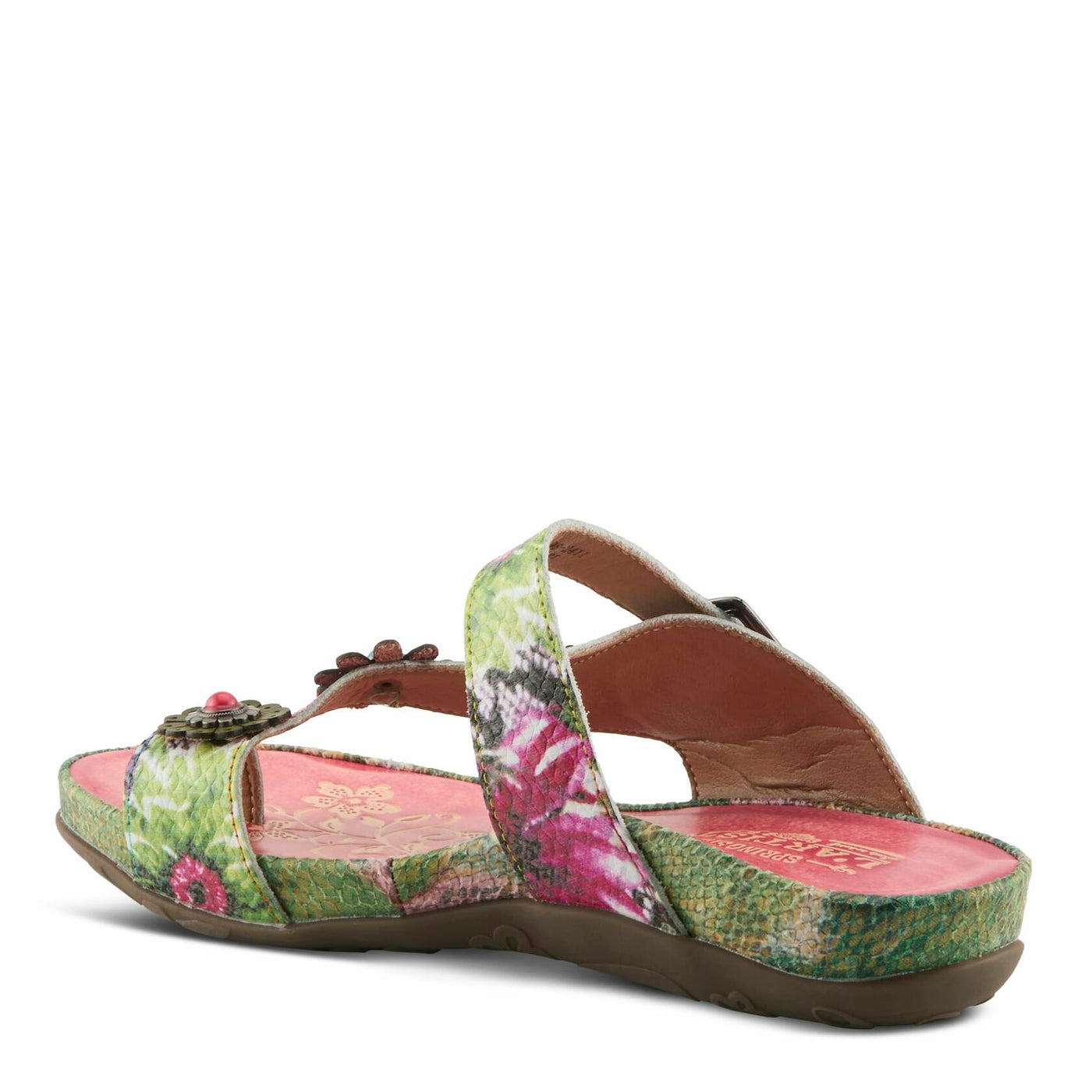 L'Artiste by Spring Step Women's Kindness Sandal, Pink Multi, 5