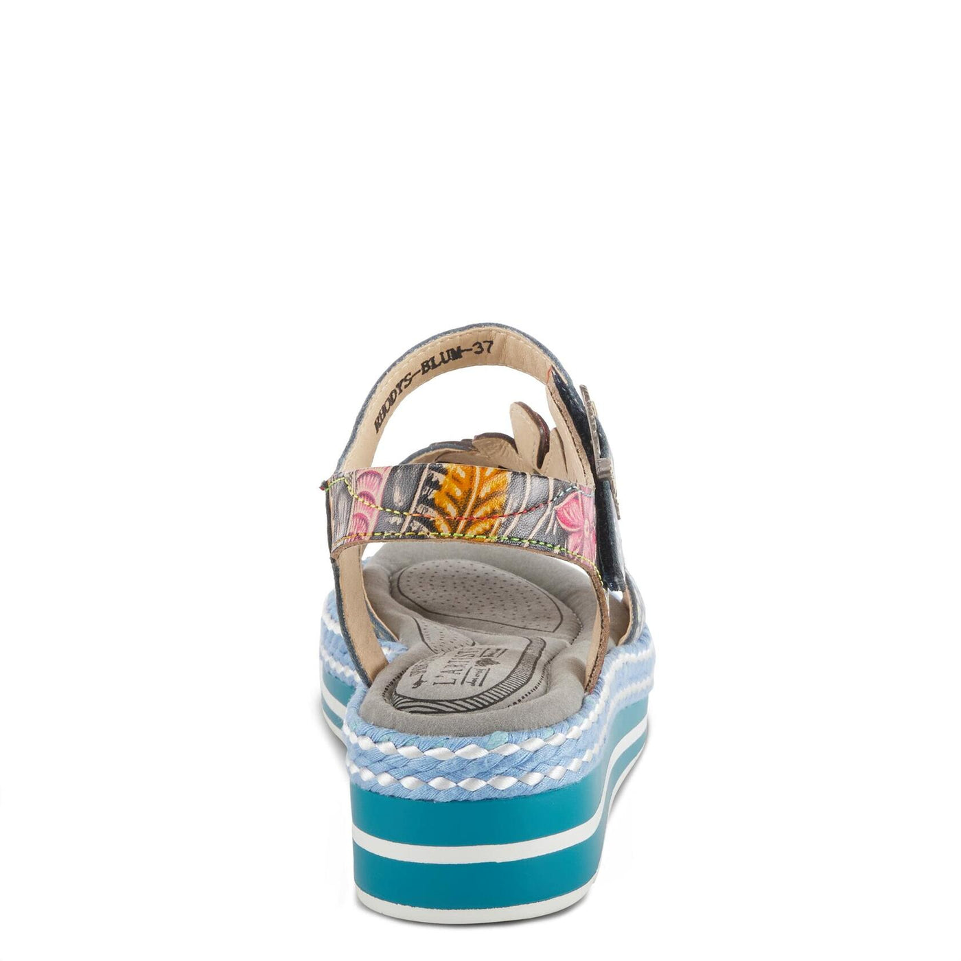 L'Artiste by Spring Step Rhodys Blue Multi EU 42 (US Women's 10.5-11) M