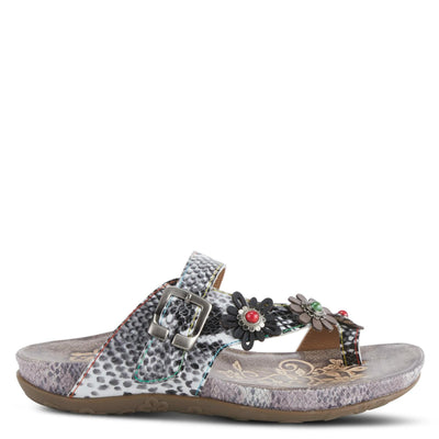 L'Artiste by Spring Step Women's Kindness Sandal, Grey Multi, 6.5-7