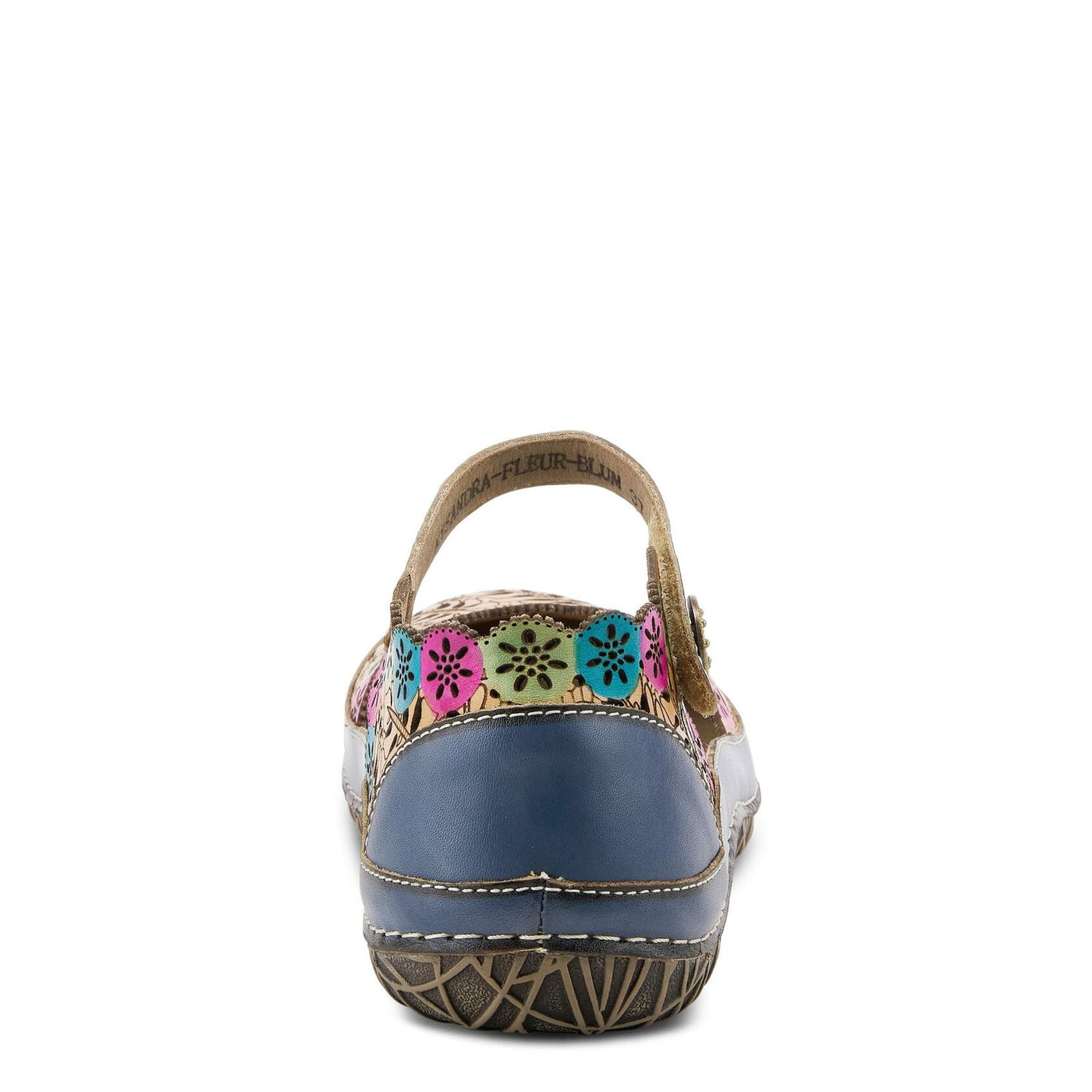 Spring Step L'Artiste Women's Kysandra-Fleur Mary-Jane Shoe Blue Multi EU 36 / US 5.5-6