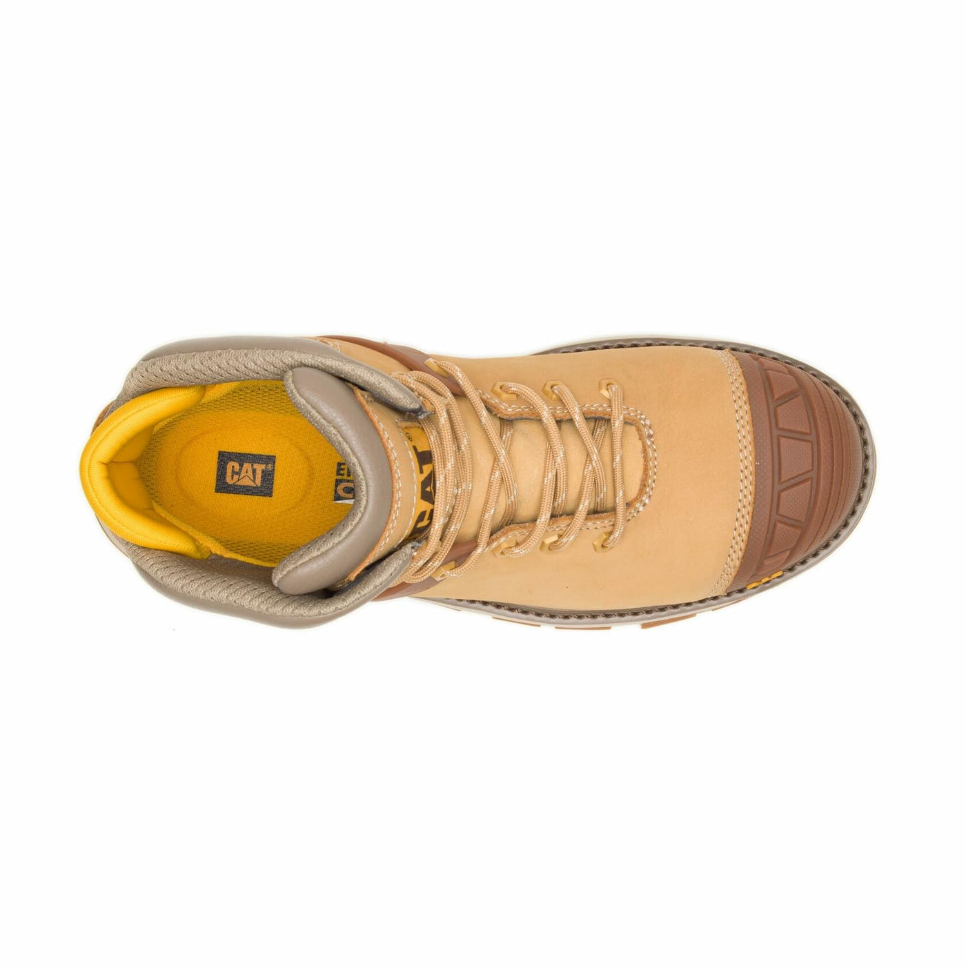 Caterpillar Excavator Superlite Waterproof Carbon Composite Toe Work Boot Men Honey Reset