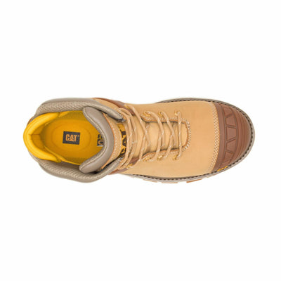 Caterpillar Excavator Superlite Waterproof Carbon Composite Toe Work Boot Men Honey Reset