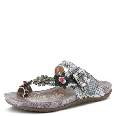 L'Artiste by Spring Step Women's Kindness Sandal, Grey Multi, 9