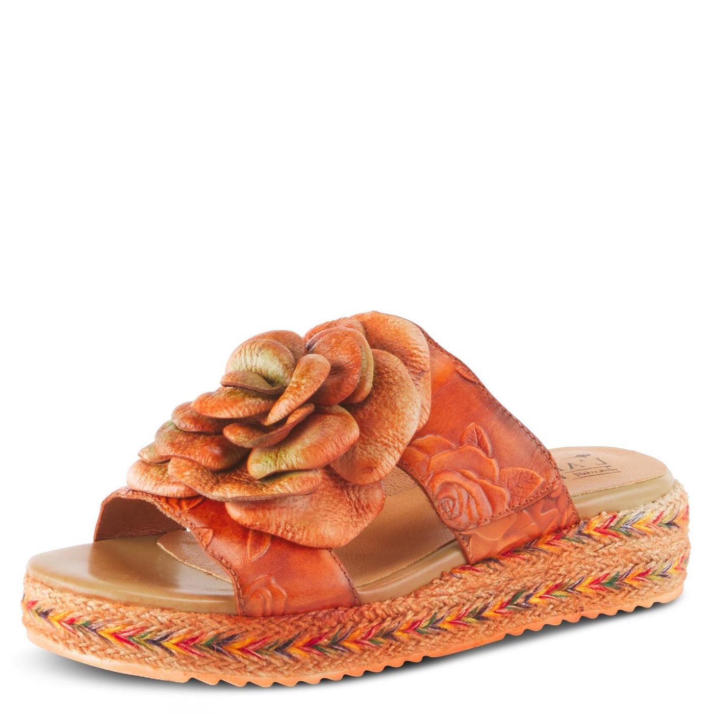 Spring Step L'Artiste Women's Balharbor Sandals Orange EU 37 / US 6.5-7