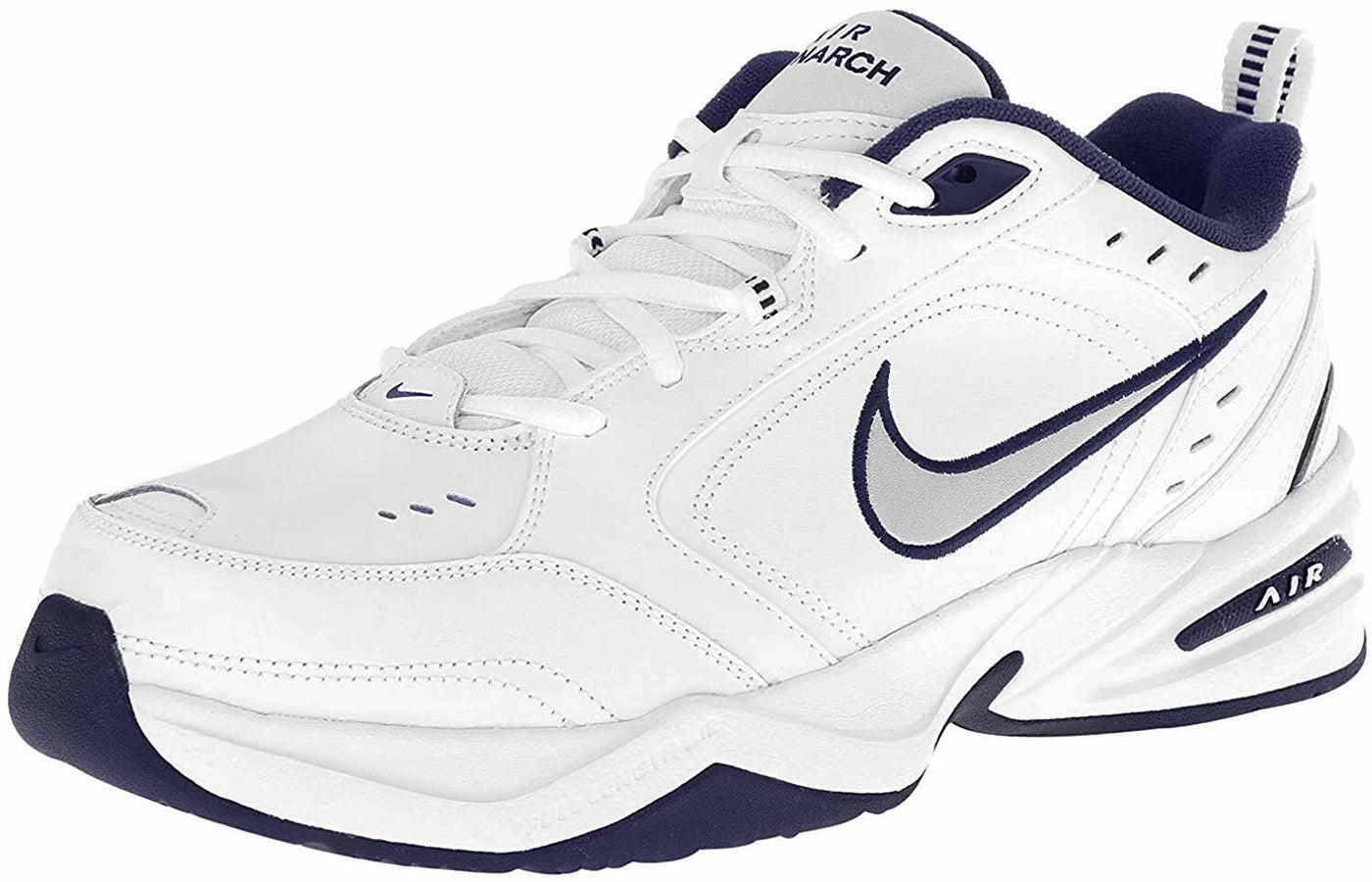 Nike Air Monarch IV Mens Running Trainers 415445 Sneakers Shoes (UK 10 US 11 EU 45, White Metallic Silver 102)