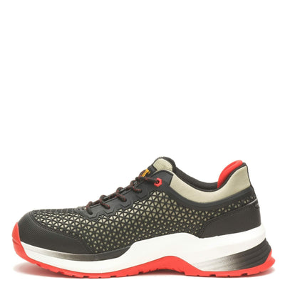 CAT Footwear Men's Streamline 2.0 Composite Toe Construction Shoe, Moss Grey/Black, 7