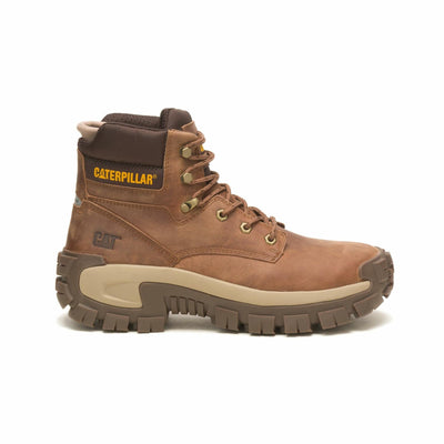 Cat Footwear Men's Invader Hi Steel Toe Construction Boot, MUSHROOM, 11.5 M