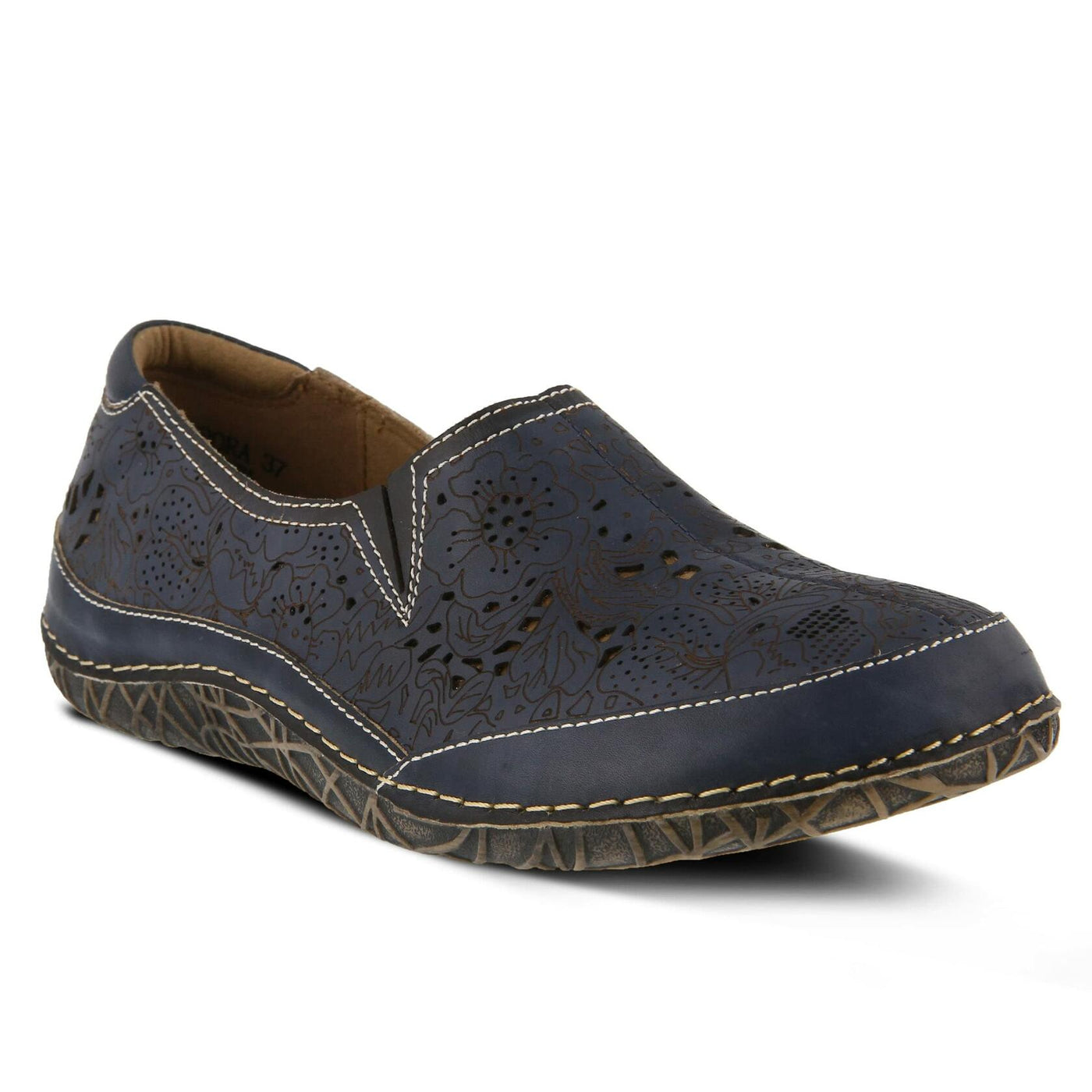 Spring Step L`Artiste Women's Libora Slip-On Shoe Navy EU 38 / US 7.5-8