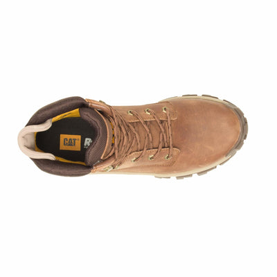 Cat Footwear Men's Invader Hi Steel Toe Construction Boot, MUSHROOM, 12 W