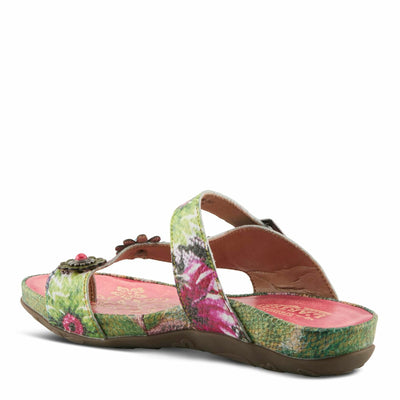 L'Artiste by Spring Step Women's Kindness Sandal, Pink Multi, 9