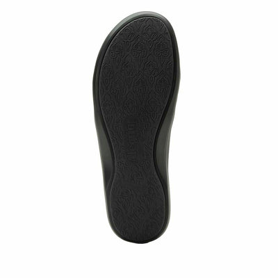 Alegria Duette - Stylish and Supportive Women's Nursing Shoe for All-Day Comfort - Nursing and Healthcare Professionals Poppy Pop Black Comfort Vegan Sporty Slip On Nurses Clog Shoes 7-7.5 M US