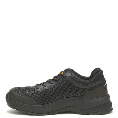 CAT Footwear Men's Streamline 2.0 Composite Toe Work Shoe, Black/Black, 10 Wide